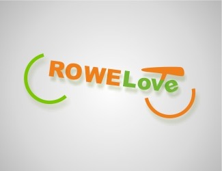 Projekt logo dla firmy Rowelove | Projektowanie logo