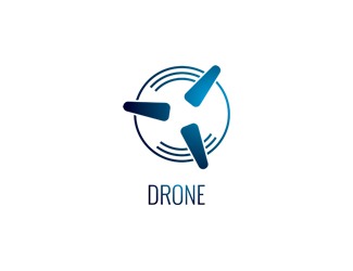 Projekt graficzny logo dla firmy online drone 