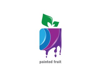 Projekt logo dla firmy painted fruit | Projektowanie logo