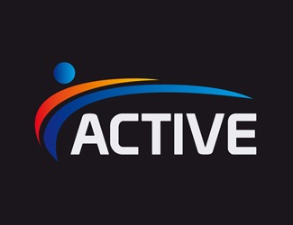 Projekt graficzny logo dla firmy online Active
