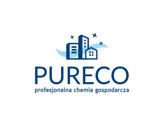 Projekt graficzny logo dla firmy online Pureco