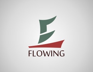 Projekt graficzny logo dla firmy online FLOWING