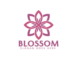 Projekt graficzny logo dla firmy online Blossom