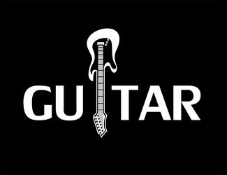Projekt graficzny logo dla firmy online GUITAR GITARA