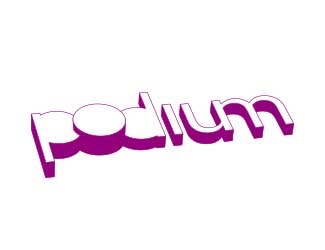 Projekt graficzny logo dla firmy online Podium
