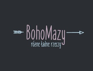 Projekt logo dla firmy BohoMazy | Projektowanie logo