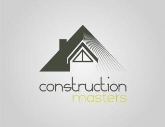 Projekt graficzny logo dla firmy online construction masters