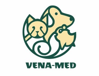 Projekt graficzny logo dla firmy online Wena-med