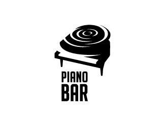 Projekt logo dla firmy PIANO BAR | Projektowanie logo