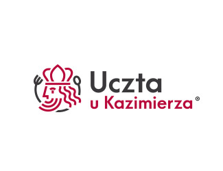 Projekt graficzny logo dla firmy online Uczta u Kazimierza