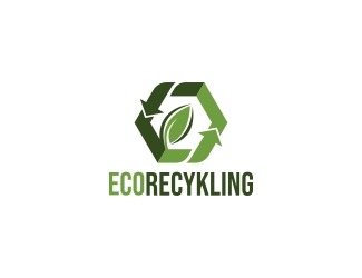 Projekt graficzny logo dla firmy online EcoRecykling