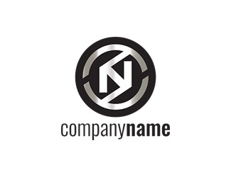Projekt logo dla firmy litera N | Projektowanie logo