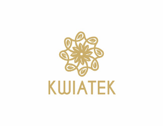 Projekt graficzny logo dla firmy online kwiatek