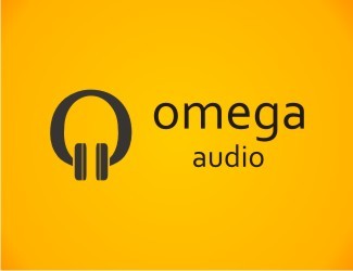Projekt graficzny logo dla firmy online omega audio