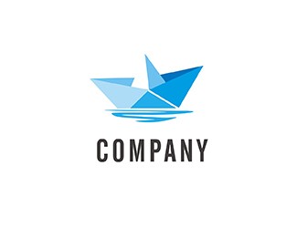 Projekt graficzny logo dla firmy online statek