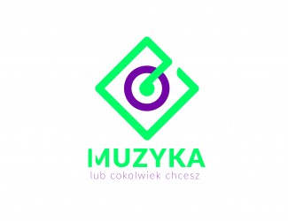 Projekt graficzny logo dla firmy online Muzyka