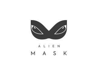 Projekt graficzny logo dla firmy online alien mask