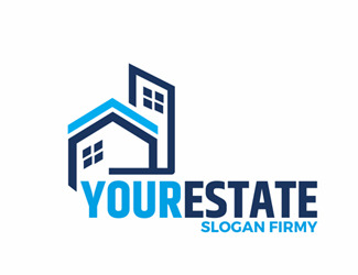 Projekt graficzny logo dla firmy online YourEstate
