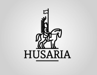 Projekt logo dla firmy Husaria | Projektowanie logo