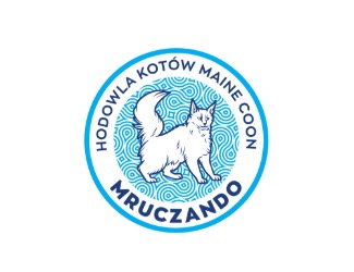Projekt graficzny logo dla firmy online Mruczando Hodowla Kotów