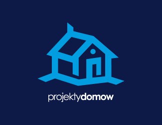 Projekt logo dla firmy Projekty domów | Projektowanie logo