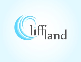 Projekt graficzny logo dla firmy online Cliffland
