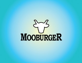 Projekt graficzny logo dla firmy online MOOBurger