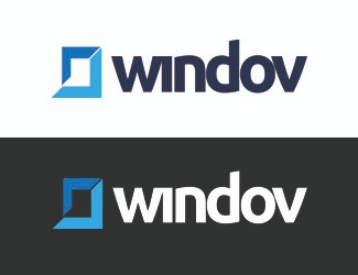 Projekt logo dla firmy Windov | Projektowanie logo