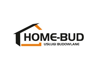 Projekt logo dla firmy Home-Bud | Projektowanie logo