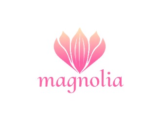 Projekt graficzny logo dla firmy online magnolia