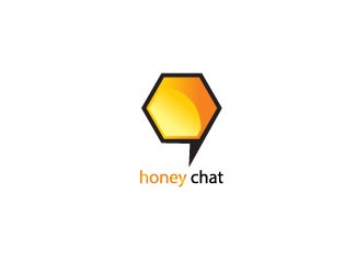 Projekt graficzny logo dla firmy online honey chat