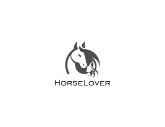 Projekt graficzny logo dla firmy online HorseLover  