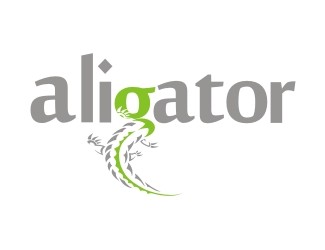 Projekt graficzny logo dla firmy online aligator