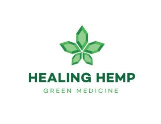 Projekt logo dla firmy Healing Hemp | Projektowanie logo