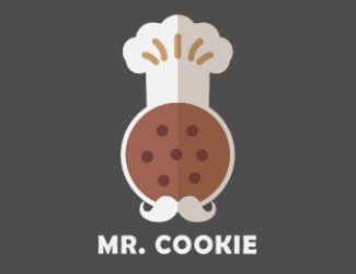 Projekt graficzny logo dla firmy online MR. COOKIE