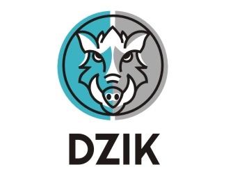 Projekt graficzny logo dla firmy online Dzik