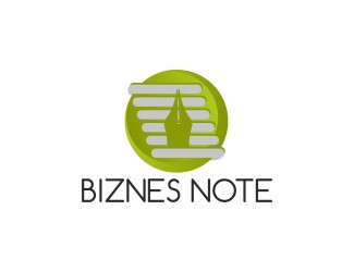 Projekt logo dla firmy Biznes Note | Projektowanie logo
