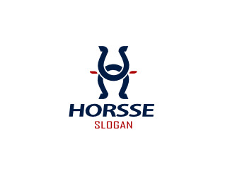 Projekt graficzny logo dla firmy online HORSSE
