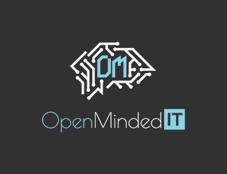 Projekt logo dla firmy OpenMinded Technology | Projektowanie logo