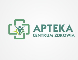 Projekt graficzny logo dla firmy online Apteka Centrum