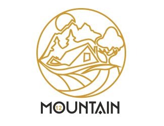 Projekt graficzny logo dla firmy online Mountain12