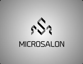 Projekt graficzny logo dla firmy online MICROSALON