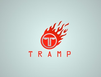 Projekt graficzny logo dla firmy online TRAMP
