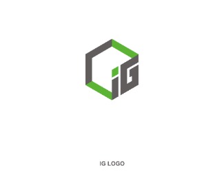 Projekt graficzny logo dla firmy online IG LOGO