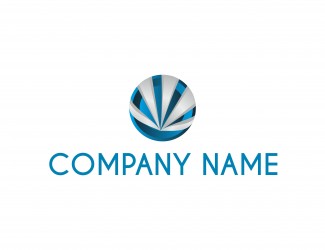 Projektowanie logo dla firmy, konkurs graficzny srebrne promienie