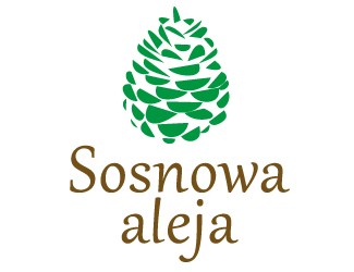Projekt graficzny logo dla firmy online sosnowa aleja