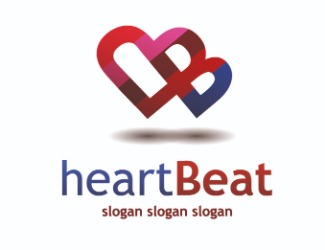 Projekt graficzny logo dla firmy online HeartBeat