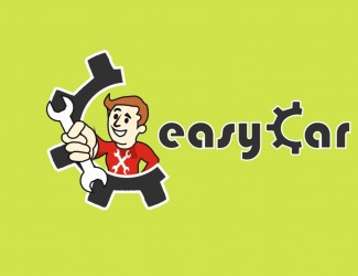 Projekt graficzny logo dla firmy online easyCar