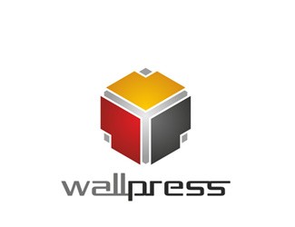 Projekt graficzny logo dla firmy online wallpress