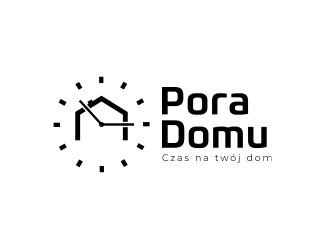 Projekt logo dla firmy Pora Domu | Projektowanie logo